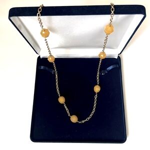 J. Crew Gold Tone Statement Necklace